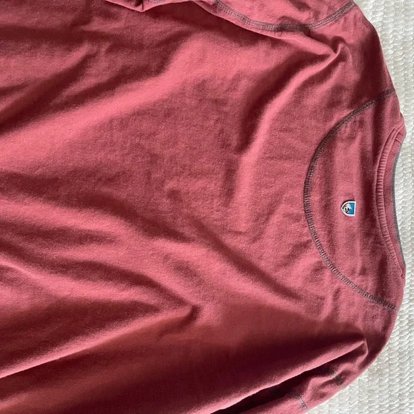Kuhl Red Long Sleeve Tee for Casual Comfort - Picture 7 of 8